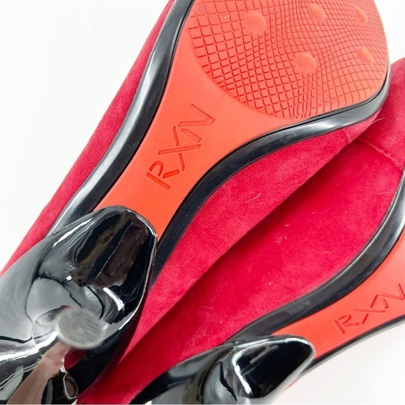 ✅ Kenneth Cole Reaction - Joni Arc LEATHER bootie SIZE 9.5 RED - Picture 10 of 11